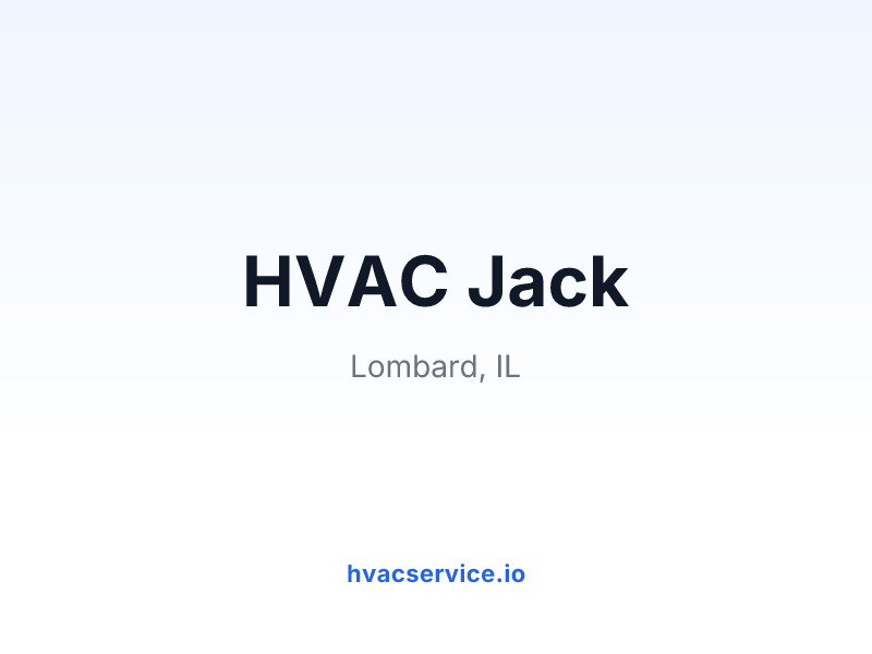 HVAC Jack
