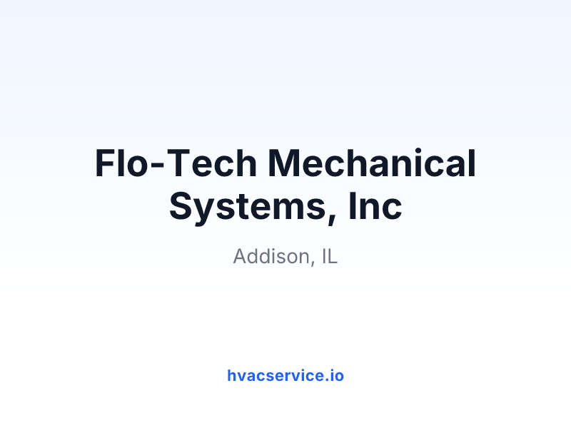 Flo-Tech Mechanical Systems, Inc