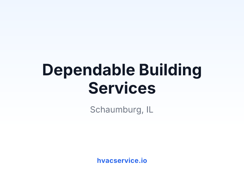 Dependable Building Services