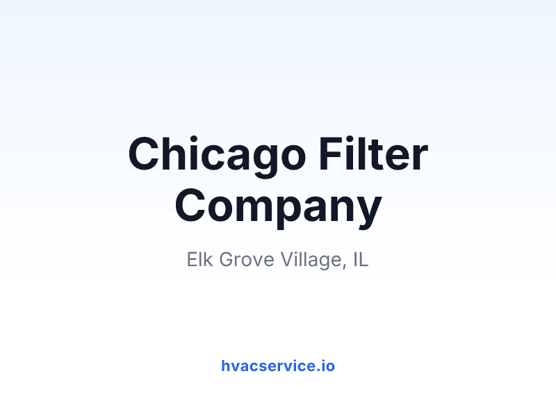 Chicago Filter Company