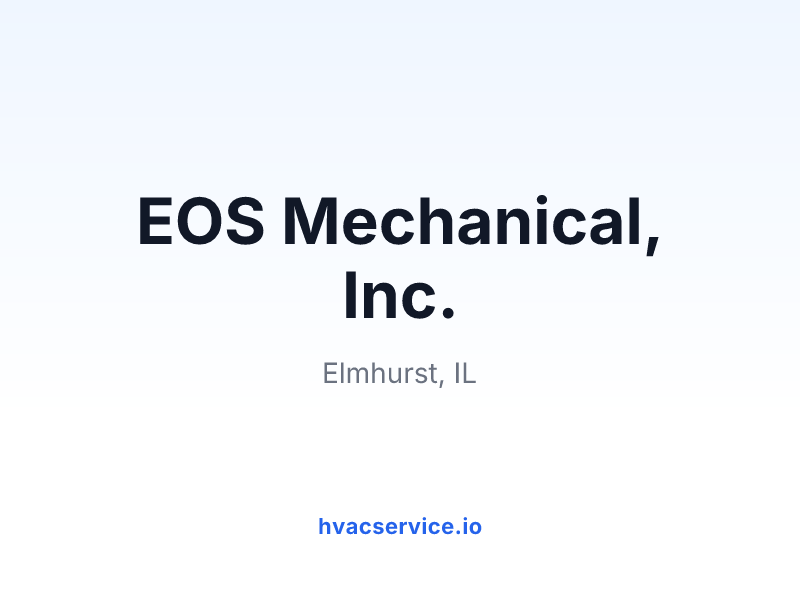 EOS Mechanical, Inc.