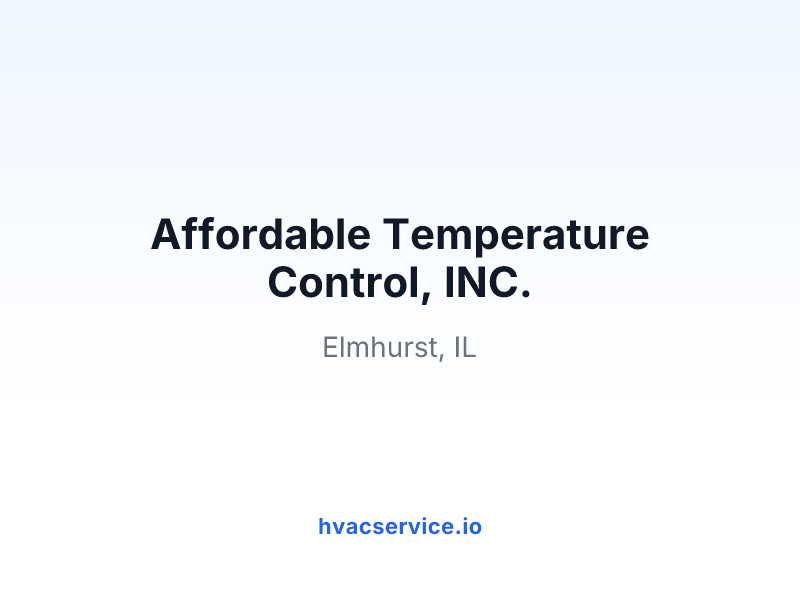 Affordable Temperature Control, INC.
