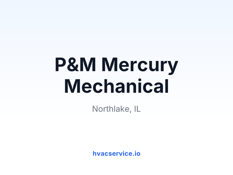 P&M Mercury Mechanical
