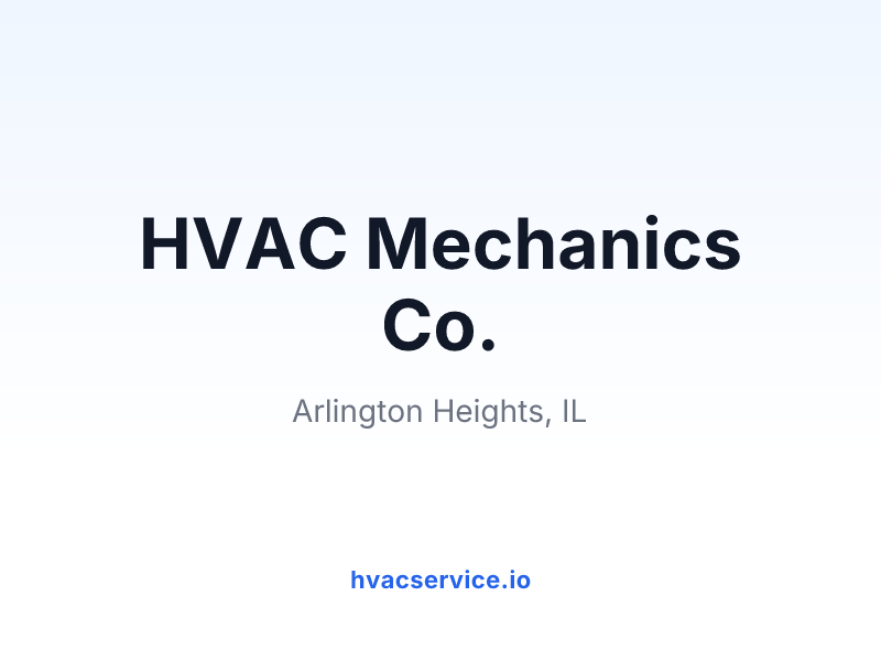 HVAC Mechanics Co.