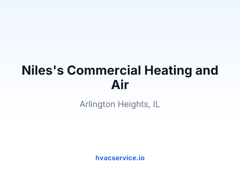 Niles's Commercial Heating and Air