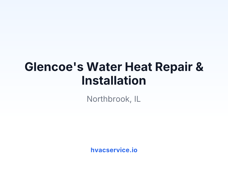 Glencoe's Water Heat Repair & Installation
