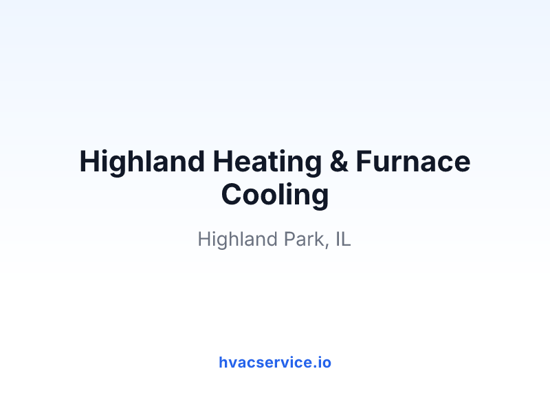 Highland Heating & Furnace Cooling