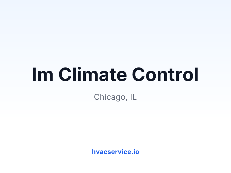 Im Climate Control