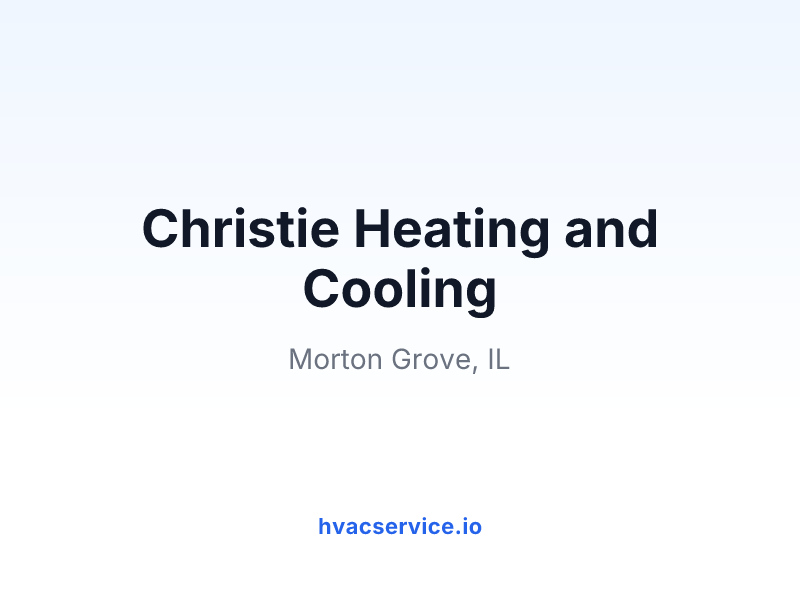 Christie Heating and Cooling