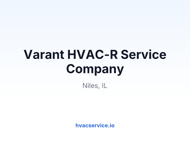 Varant HVAC-R Service Company