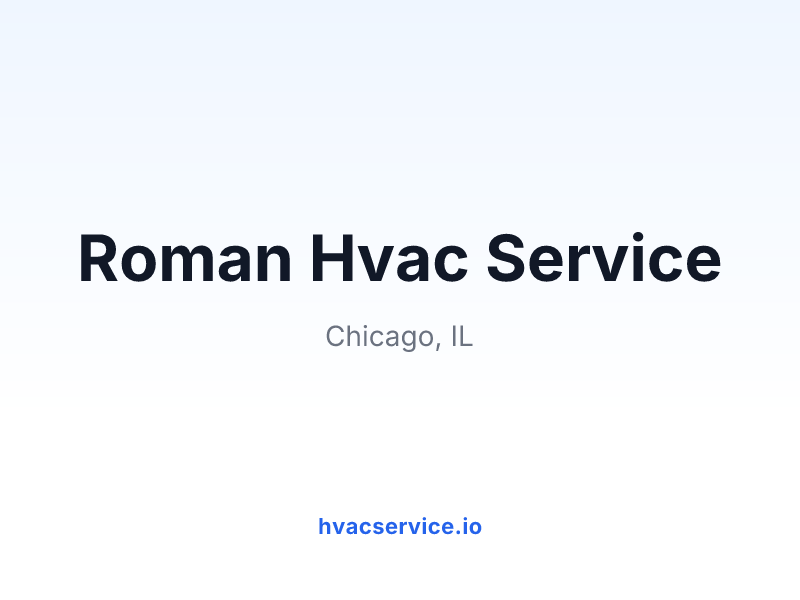 Roman Hvac Service