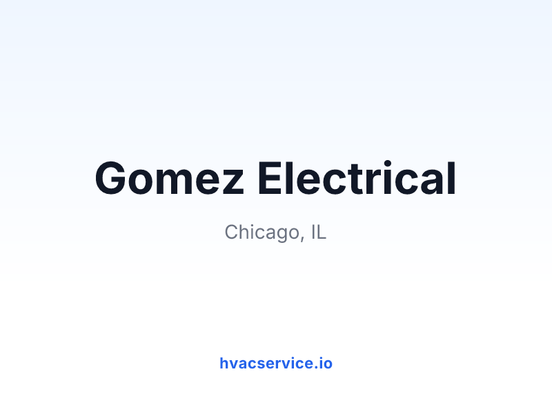 Gomez Electrical