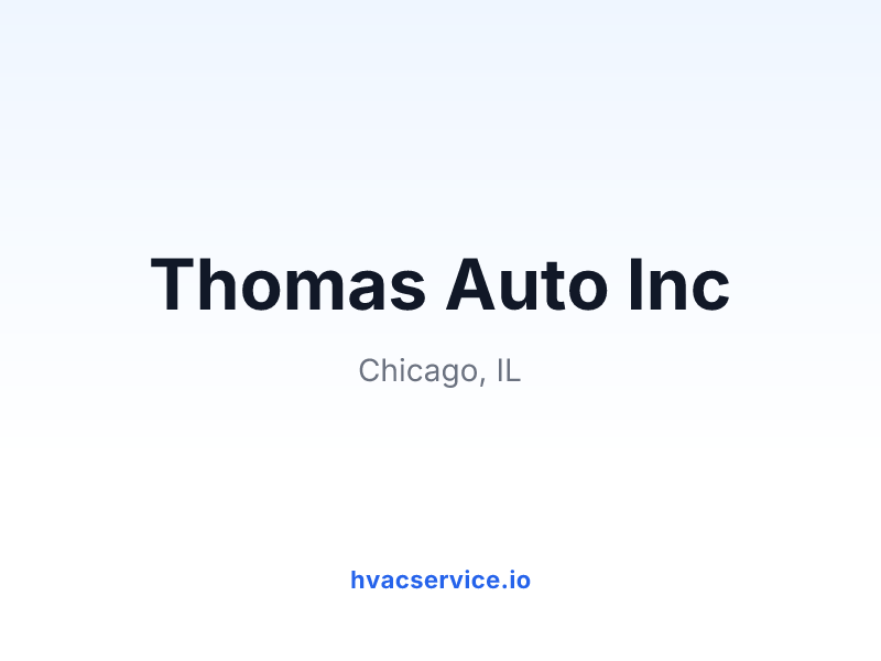 Thomas Auto Inc