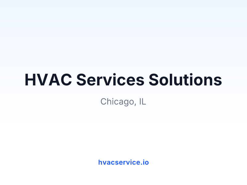 HVAC Services Solutions
