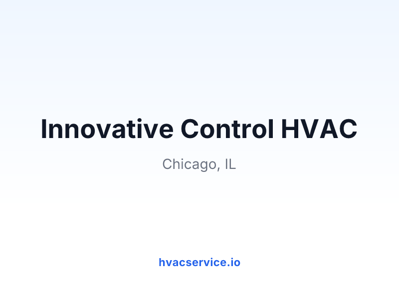 Innovative Control HVAC