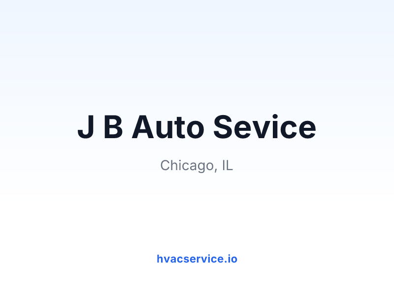 J B Auto Sevice