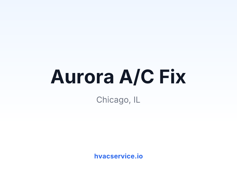 Aurora A/C Fix