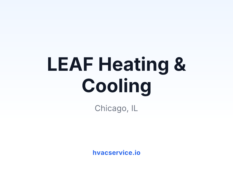 LEAF Heating & Cooling