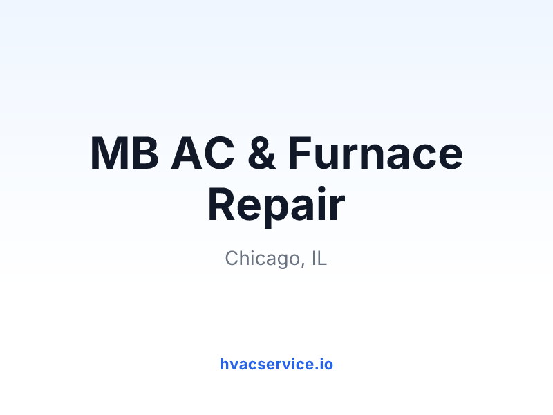 MB AC & Furnace Repair
