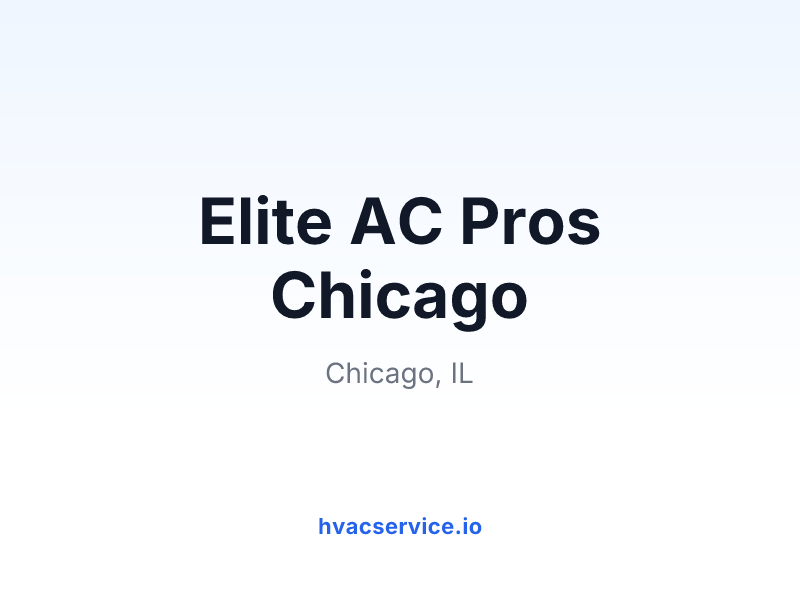 Elite AC Pros Chicago