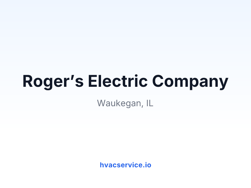 Roger’s Electric Company