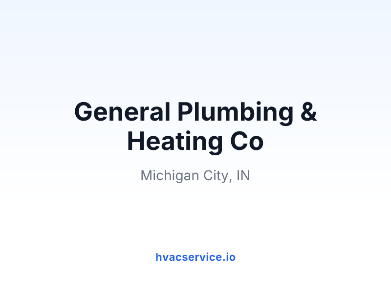 General Plumbing & Heating Co