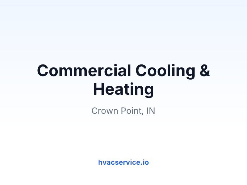 Commercial Cooling & Heating
