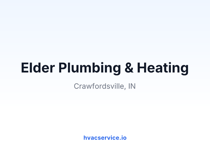 Elder Plumbing & Heating
