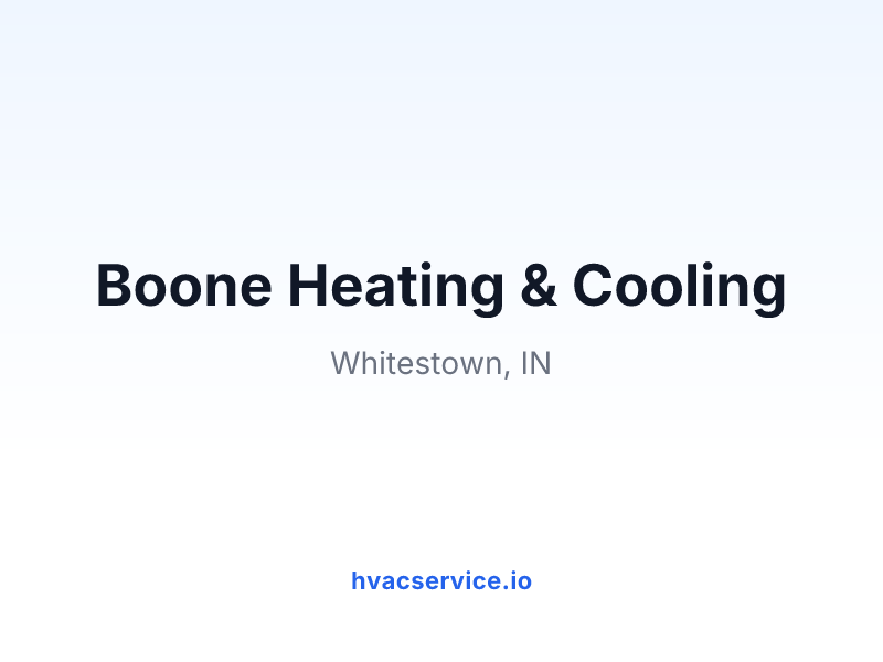 Boone Heating & Cooling