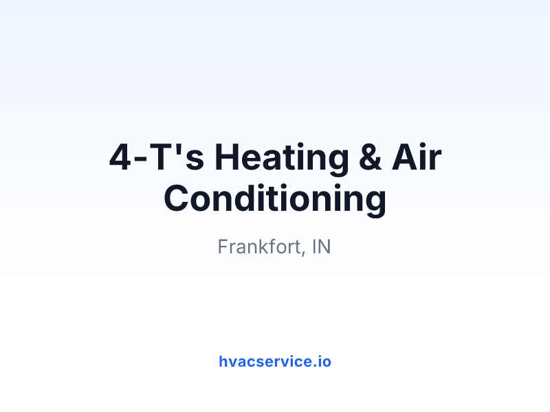 4-T's Heating & Air Conditioning