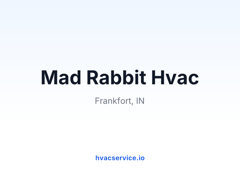 Mad Rabbit Hvac