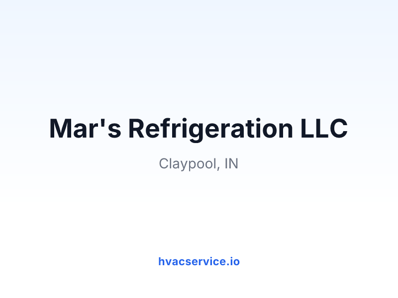 Mar's Refrigeration LLC