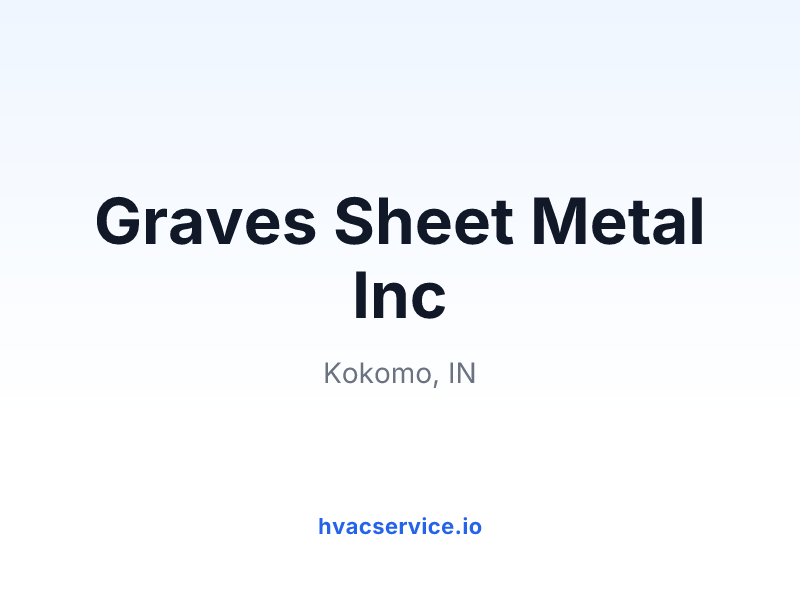 Graves Sheet Metal Inc
