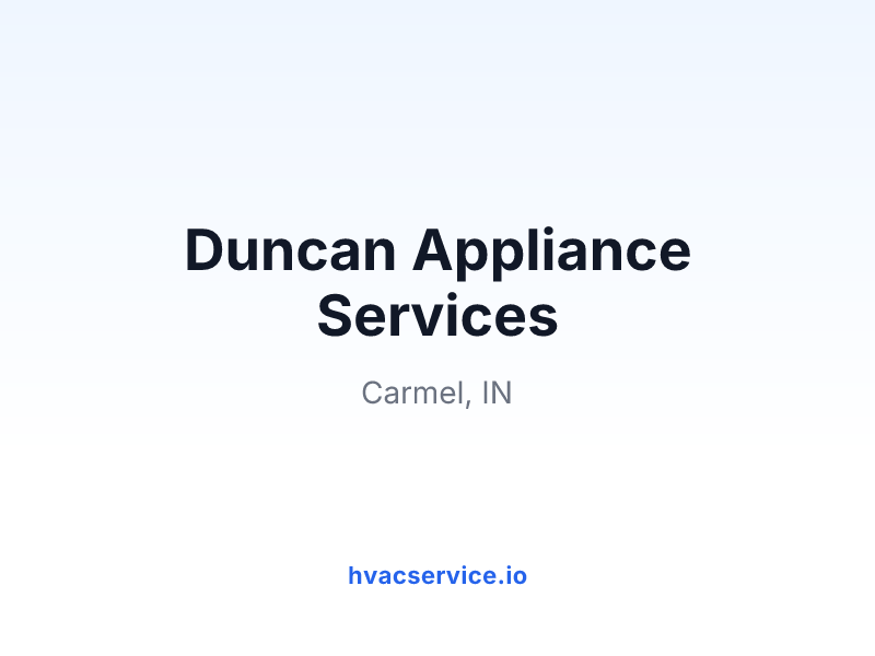 Duncan Appliance Services