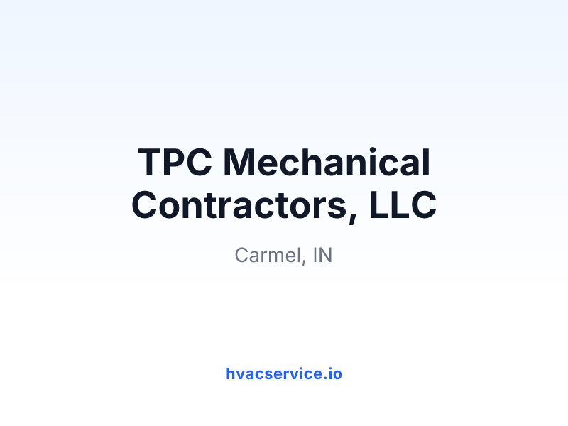 TPC Mechanical Contractors, LLC