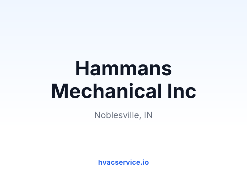 Hammans Mechanical Inc