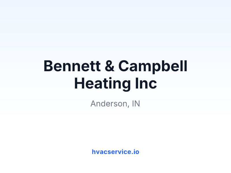 Bennett & Campbell Heating Inc
