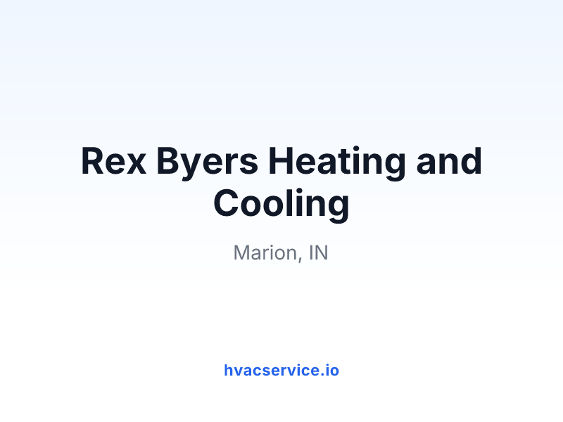 Rex Byers Heating and Cooling
