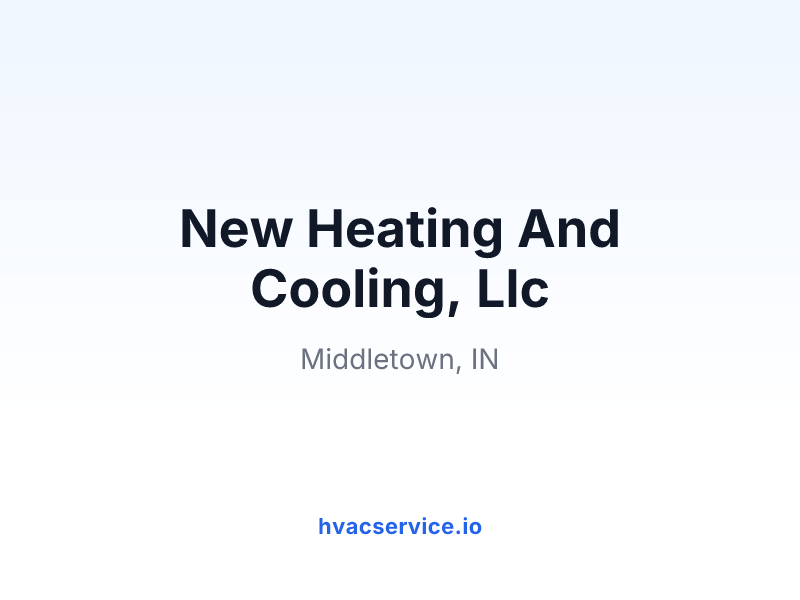 New Heating And Cooling, Llc