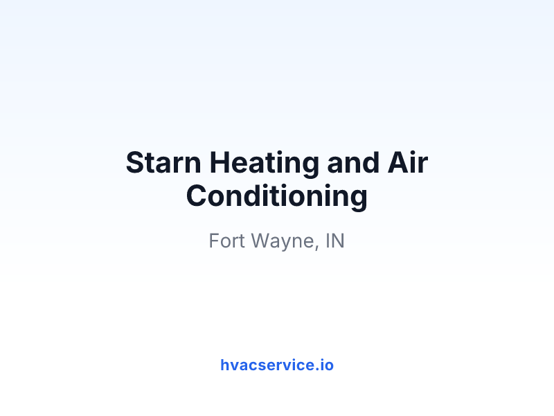 Starn Heating and Air Conditioning