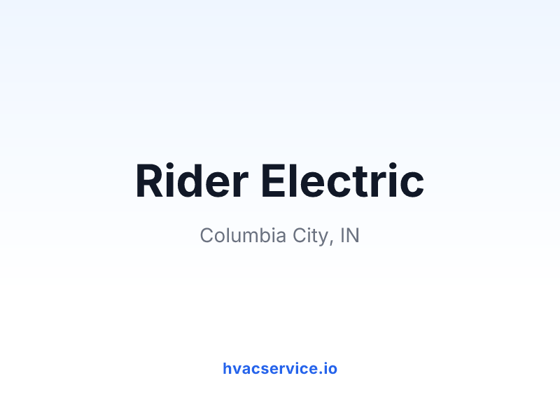 Rider Electric