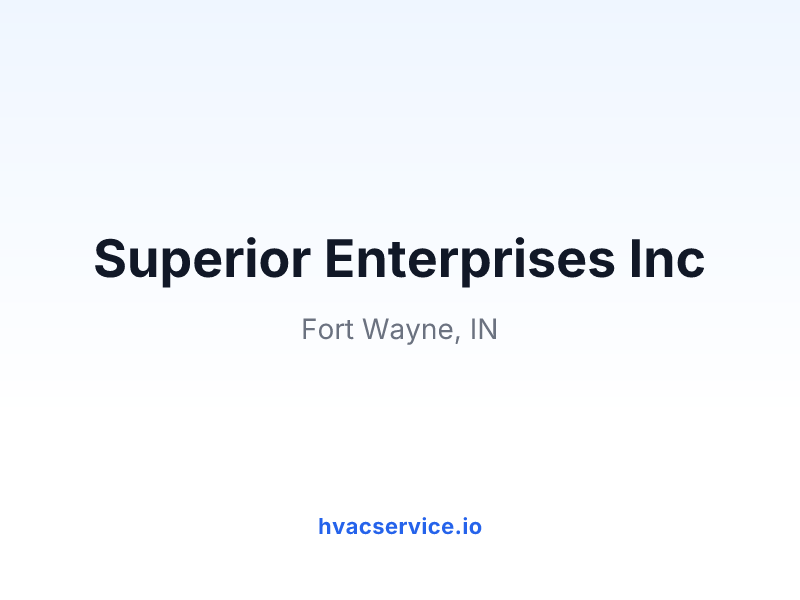 Superior Enterprises Inc