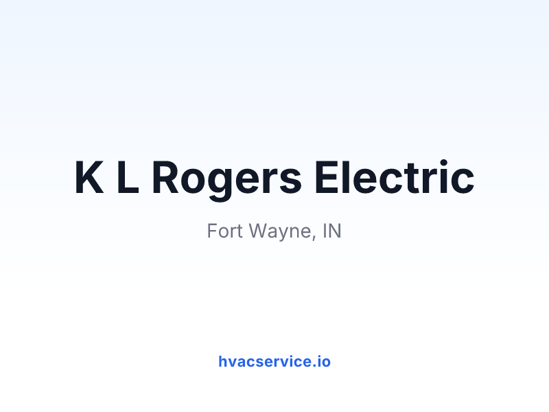 K L Rogers Electric