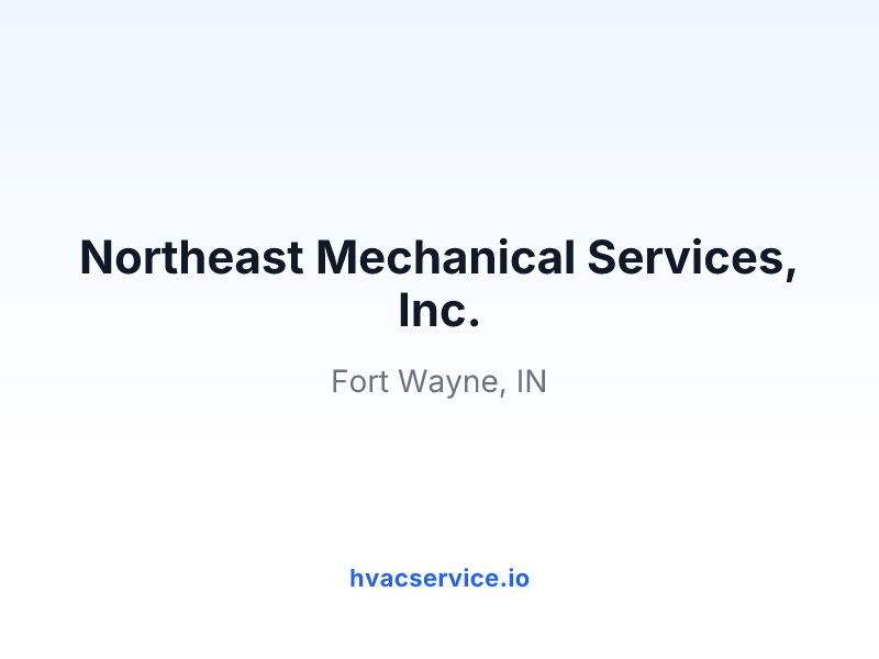 Northeast Mechanical Services, Inc.