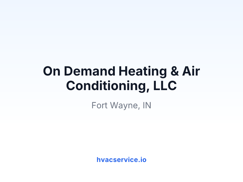On Demand Heating & Air Conditioning, LLC