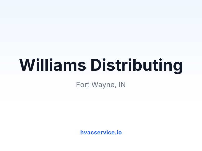 Williams Distributing