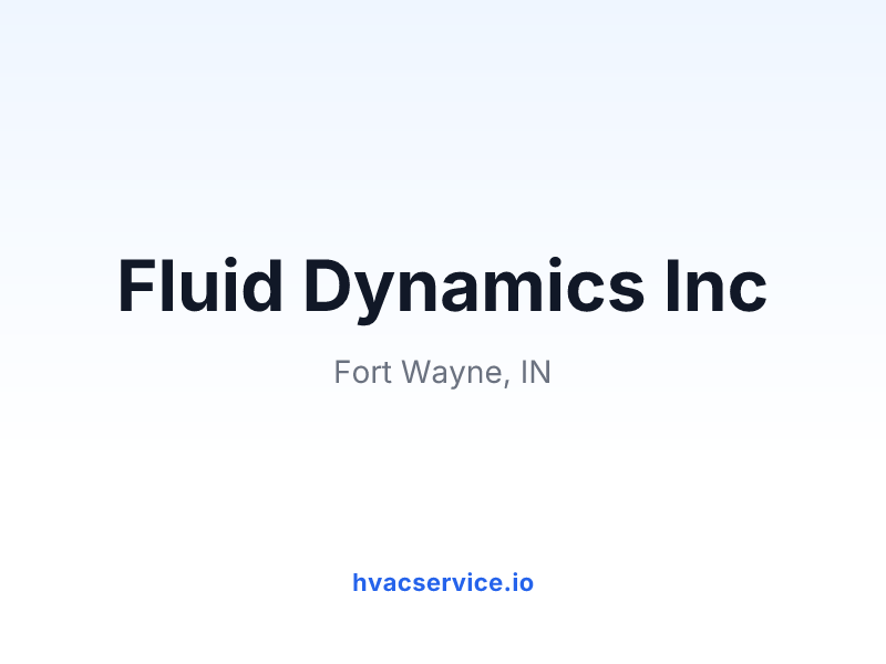 Fluid Dynamics Inc