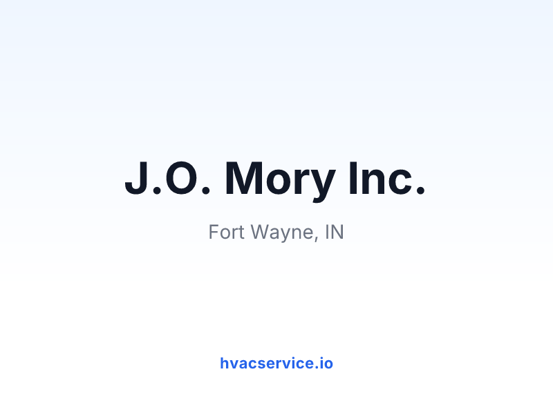 J.O. Mory Inc.