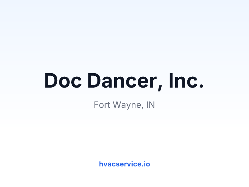Doc Dancer Plumbing, Heating, A/C & Generators