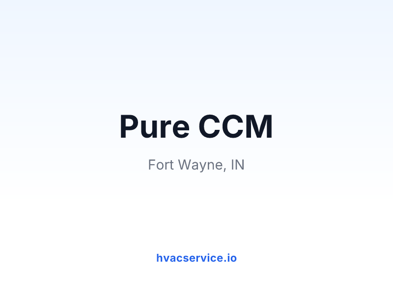 Pure CCM